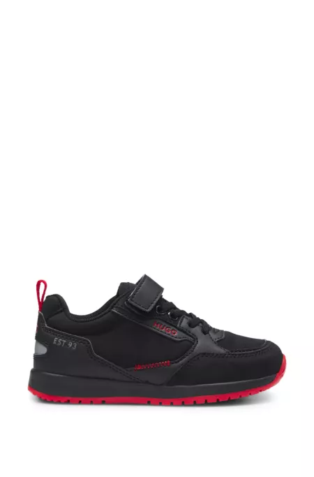 Sneakers für Kinder mit Kunstleder und Mesh
