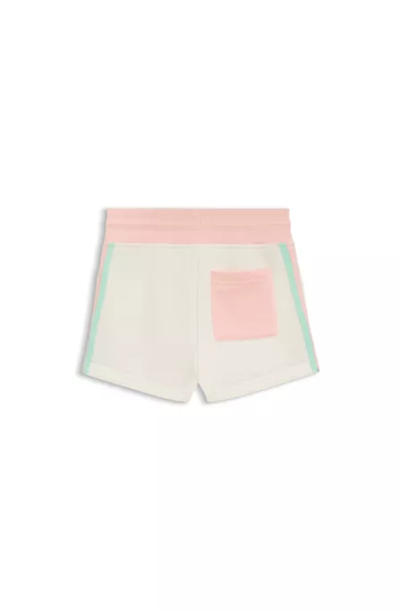 Shorts para niños de forro polar con ribetes en contraste