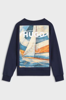 Kids' logo sweatshirt, Dark Blue