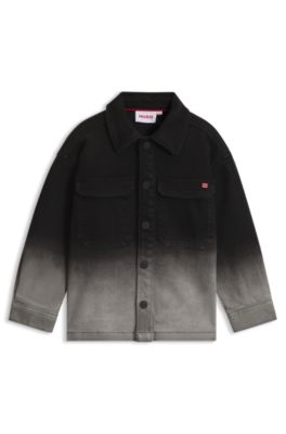 Kids' denim shirt, Patterned