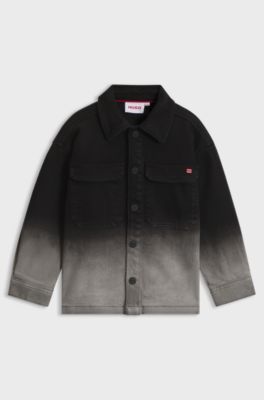 Kids' denim shirt, Patterned