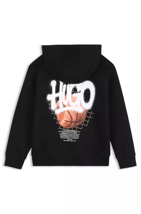 Sudadera con capucha para niños con estampado gráfico