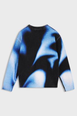 Kids' logo sweater, Patterned