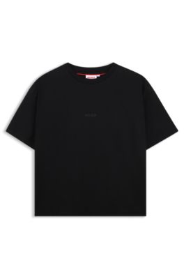 Kids' cotton T-shirt, Black