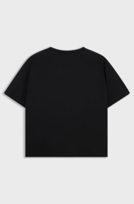 Kids' cotton T-shirt, Black