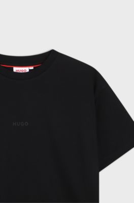 Kids' cotton T-shirt, Black