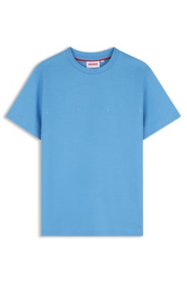 Kids' cotton T-shirt, Turquoise