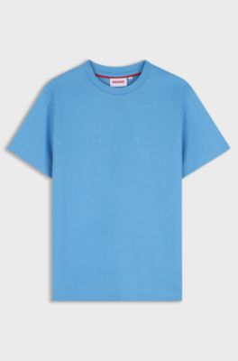 Kids' cotton T-shirt, Turquoise