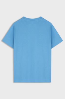 Kids' cotton T-shirt, Turquoise