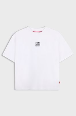 T-shirt per bambini con stampa sul retro, Bianco