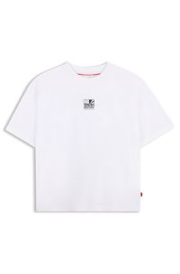 Kids' rear-print T-shirt, White