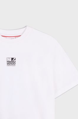 Kids' rear-print T-shirt, White