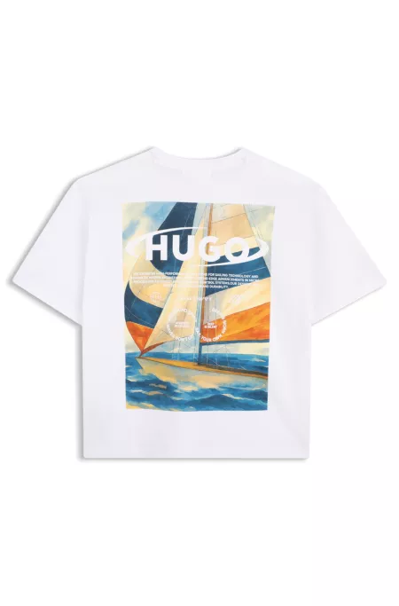 Camiseta para niños con gráfico en la espalda