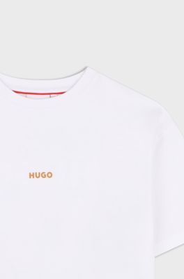 Kids' rear-graphic T-shirt, White