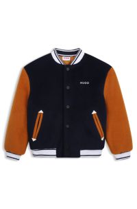 Kids' teddy jacket, Dark Blue