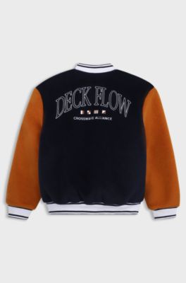 Kids' teddy jacket, Dark Blue
