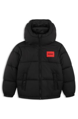 Kids' padded jacket, Black
