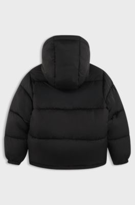Kids' padded jacket, Black