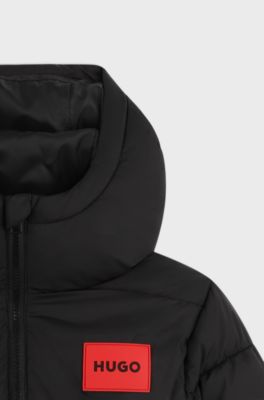 Kids' padded jacket, Black