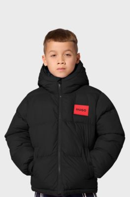 Kids' padded jacket, Black