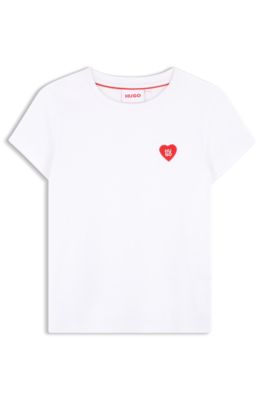 Kids' cotton T-shirt, White