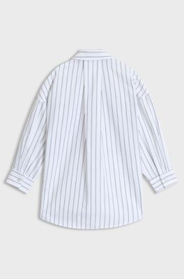 Kids' striped shirt, Dark Blue