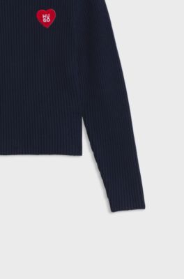 Kids' knitted sweater, Dark Blue