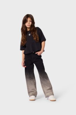 Kids' gradient jeans, Patterned
