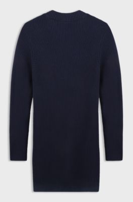 Robe en maille pour enfant, Bleu fonc&eacute;