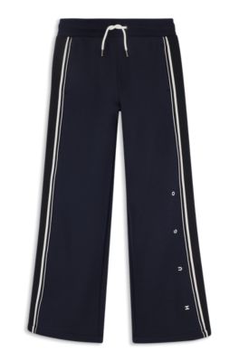 Kids' tracksuit bottoms, Dark Blue