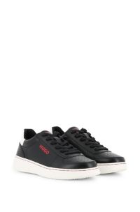 Kids' leather trainers, Black