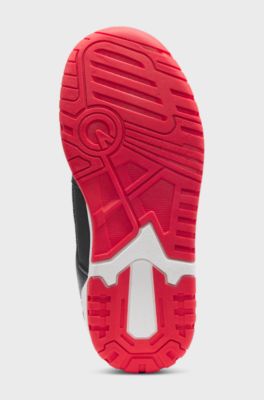 Kids' high-top trainers, Black