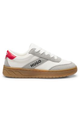 Kids' logo trainers, White