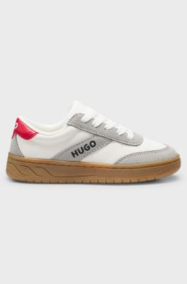 Kids' logo trainers, White