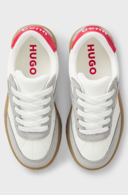 Kids' logo trainers, White