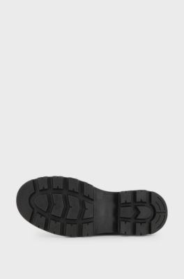 Bottines en cuir pour enfant, Noir