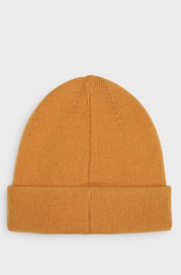 Kids' logo beanie, Dark Orange