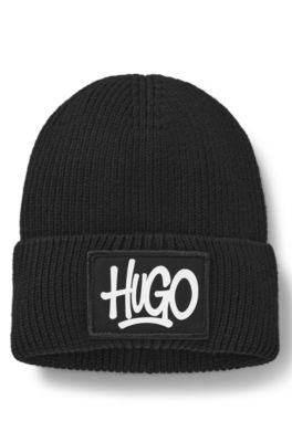 Kids' logo beanie, Black