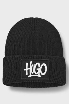 Kids' logo beanie, Black