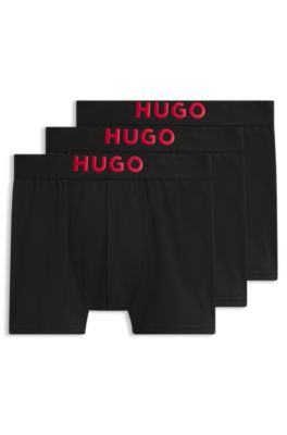 Kids' 3-pack boxer briefs, Black