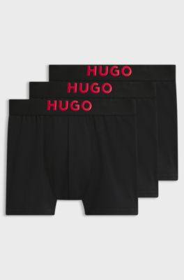 Kids' 3-pack boxer briefs, Black