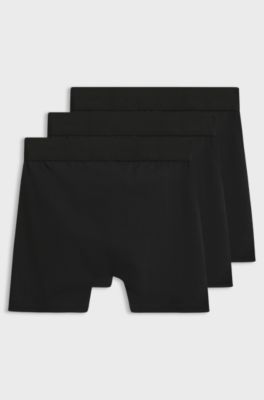 Kids' 3-pack boxer briefs, Black
