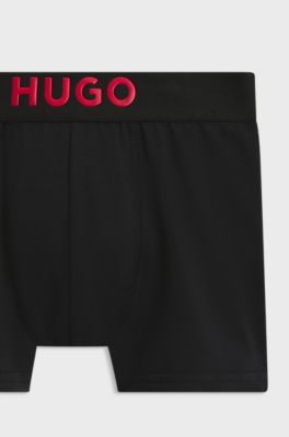 Kids' 3-pack boxer briefs, Black