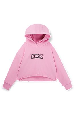 Pink hugo boss clearance hoodie