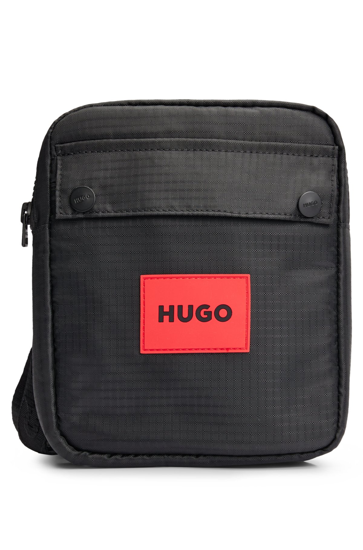 HUGO - Bandolera para niños con etiqueta con logo roja