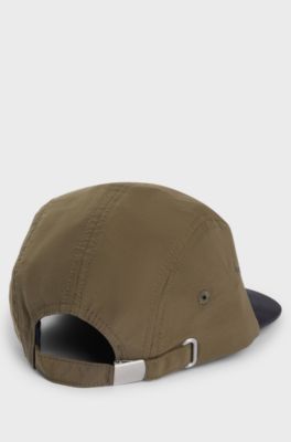 Gorra para ni&ntilde;os con etiqueta con logo de goma, Verde oscuro