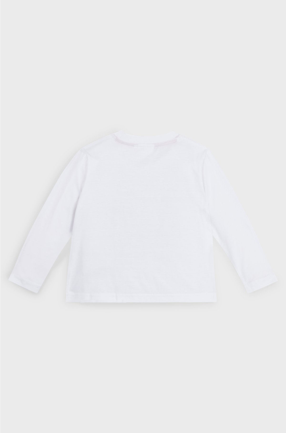 Kids' long-sleeved T-shirt with new-season artwork, White
