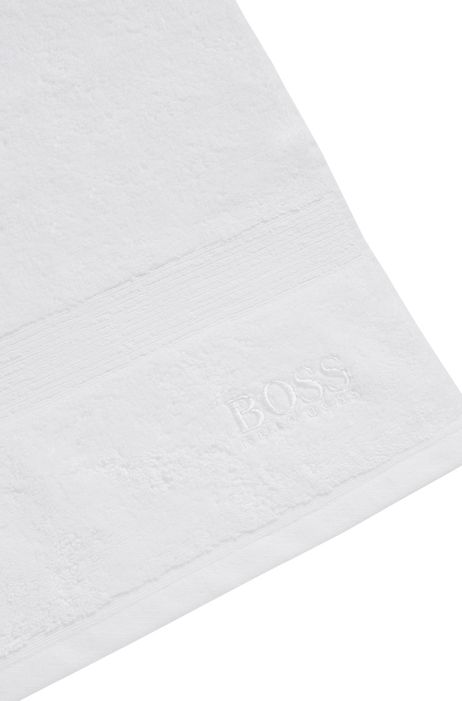 Hugo Boss loft bain en coton/Guest serviettes en Noir/Blanc/Argent dans toutes les tailles 