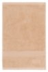 Guest towel in combed Aegean cotton with ribbed border, Beige