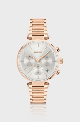 Gold-tone watch with T-bar case, Gold